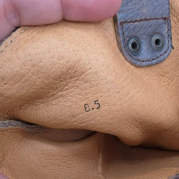 BedStu Bruges Platform Wedge Boots 8.5 Blue Red Multi Slouch Fabric Leather Wood - Picture 2 of 13